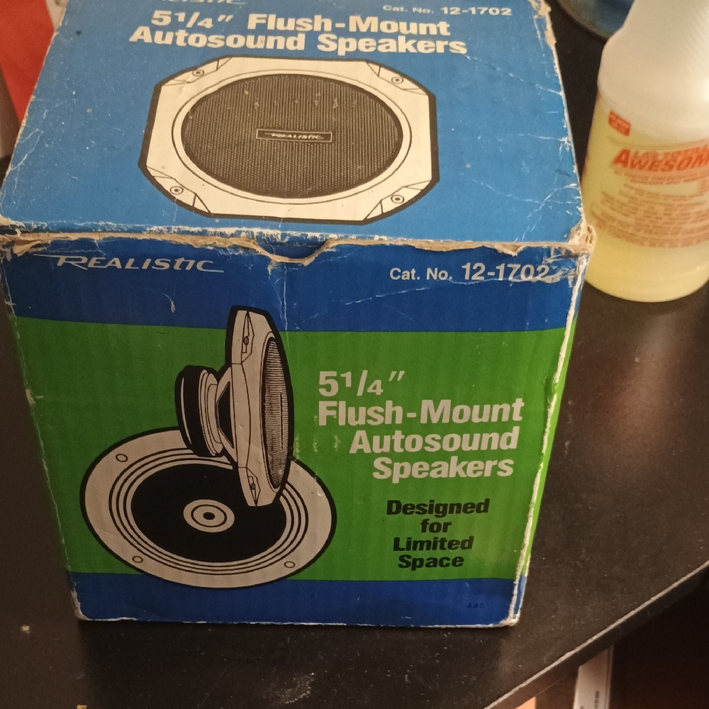 Flush-Mount Autosound Speakers - Black